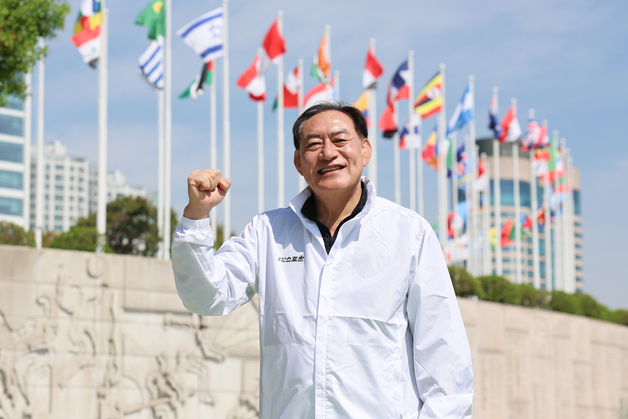 하형주 체육공단 이사장, '모두가 즐기는 스포츠' 잇기 캠페인 동참