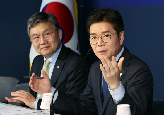 발언하는 정원오 서울시장 후보