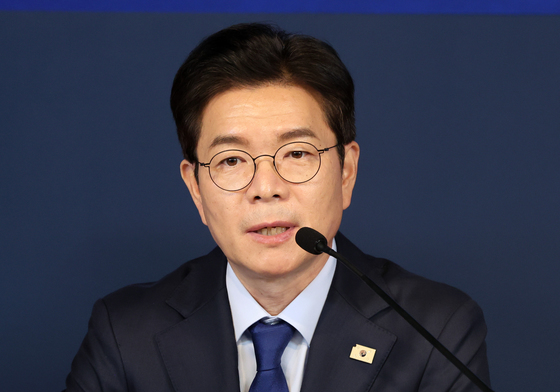 발언하는 정원오 서울시장 후보