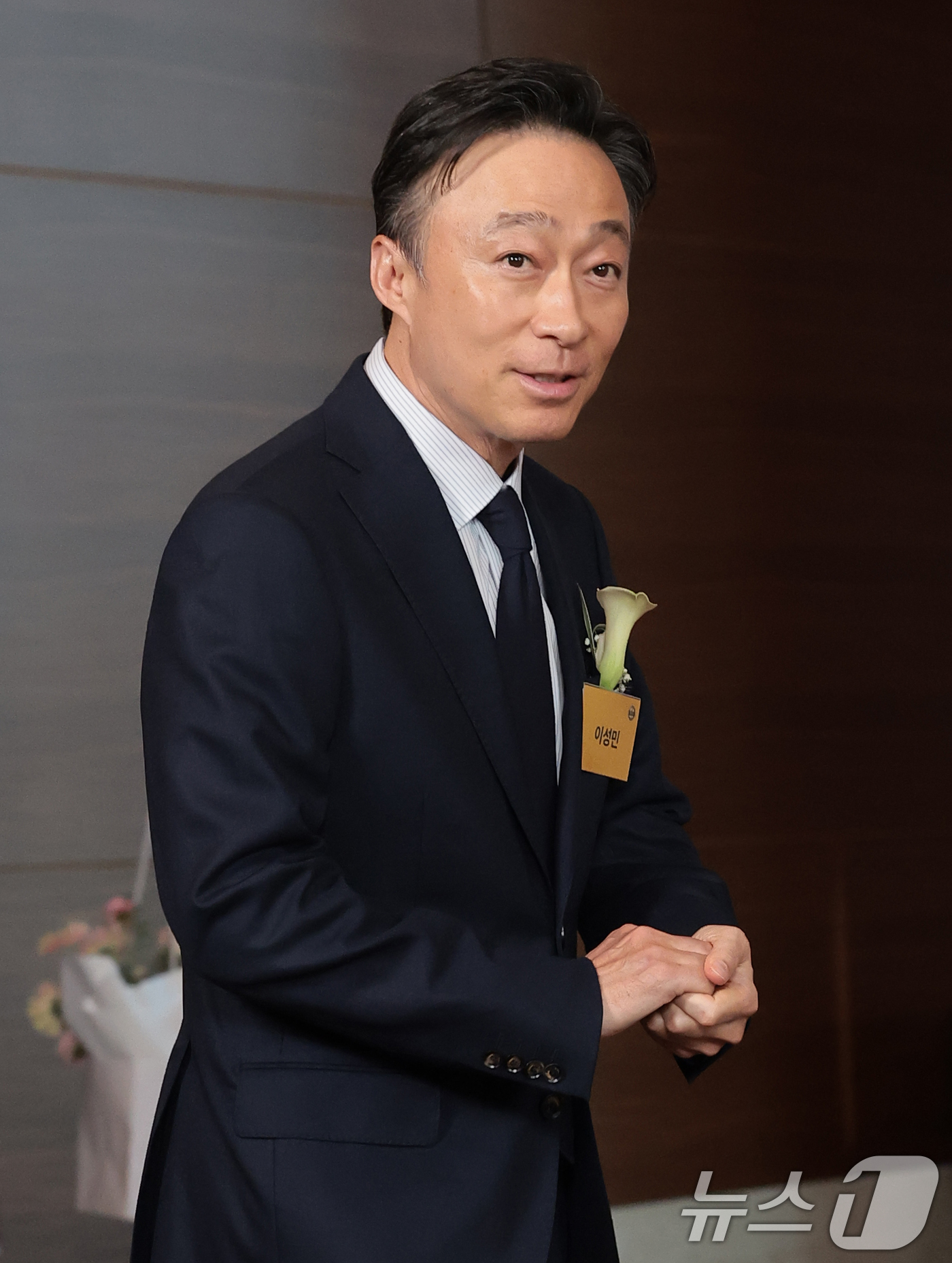 (서울=뉴스1) 권현진 기자 = 배우 이성민이 30일 오후 서울 영등포구 콘래드 호텔에서 열린 '2026 브랜드 고객충성도 대상'에 참석하고 있다. 2026.4.30/뉴스1