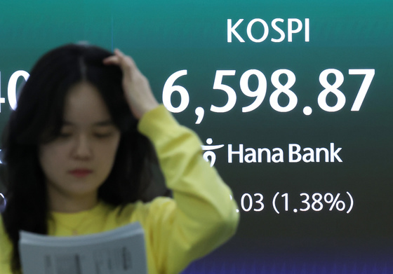 코스피 1.3% 하락