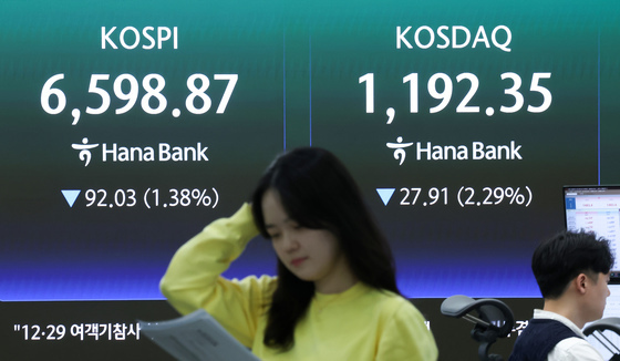 코스피·코스닥 하락 마감