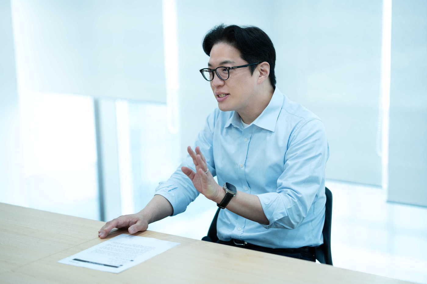 본문 이미지 -  김광준 에이아이트릭스 대표는 의사 출신이라는 경험을 살려 의료진이 부담 없이 쓸 수 있는 제품을 만들려고 한다. (에이아이트릭스 제공)