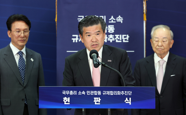 축사하는 제임스 김 주한미국상공회의소 회장