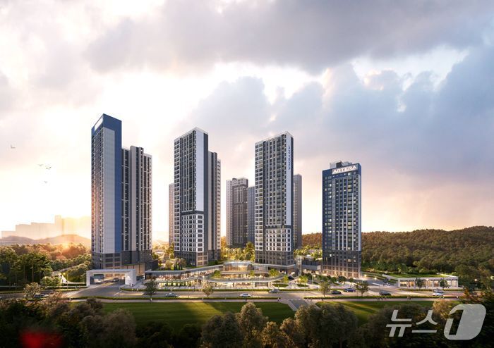 본문 이미지 -  남양주 왕숙 아테라 조감도 (금호건설 제공) 뉴스1 ⓒ News1