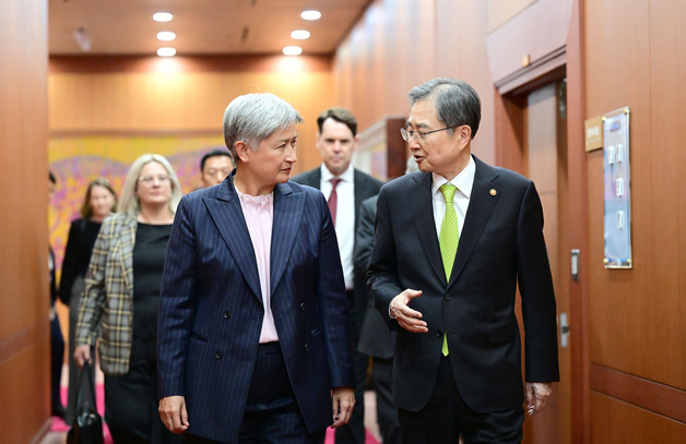 한-호주 외교장관 회담…"중동 전쟁 대응해 에너지 안보 협력 강화"