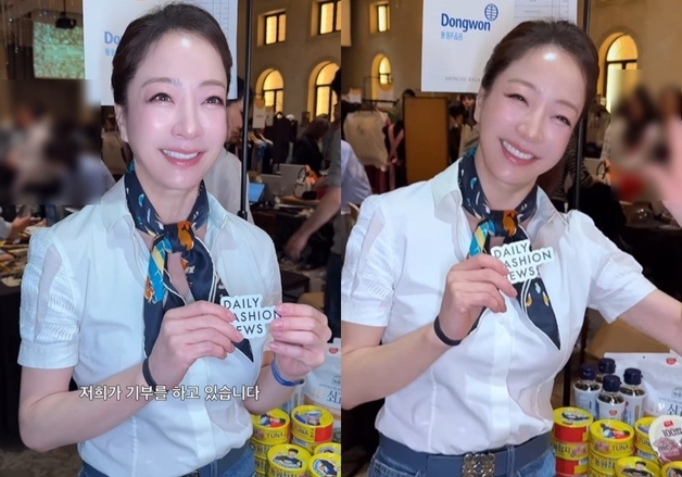 '현대家 며느리' 노현정, 바자회서 포착…아나운서 시절 미모 여전