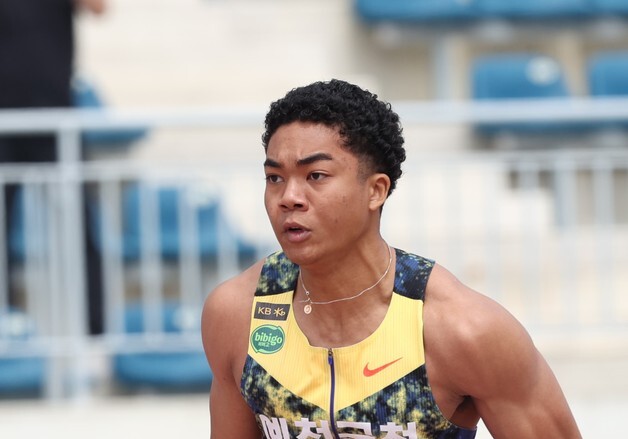 '10초19' 나마디 조엘진, 육상종별선수권 남자 100m 대회 신기록