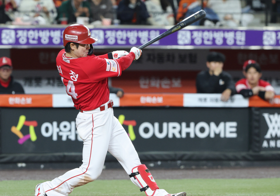 SSG 최정 쐐기 3점 홈런