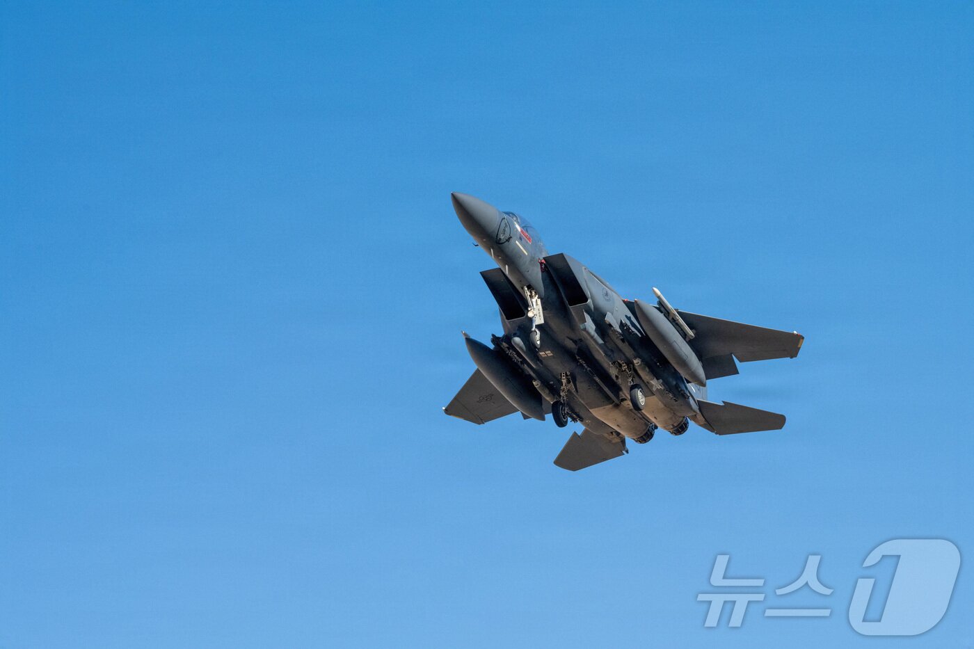 본문 이미지 - 미 공군 F-15 전투기 ⓒ 로이터=뉴스1