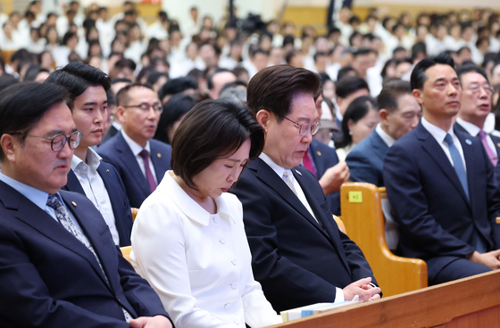 이재명 대통령 부활절 연합예배 참석해