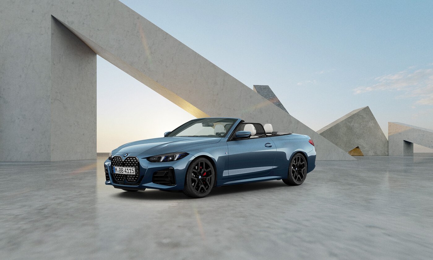 본문 이미지 - BMW 420i 컨버터블 M 스포츠 프로 '아틱 레이스 블루' 한정판 모델(자료사진. BMW 코리아 제공).