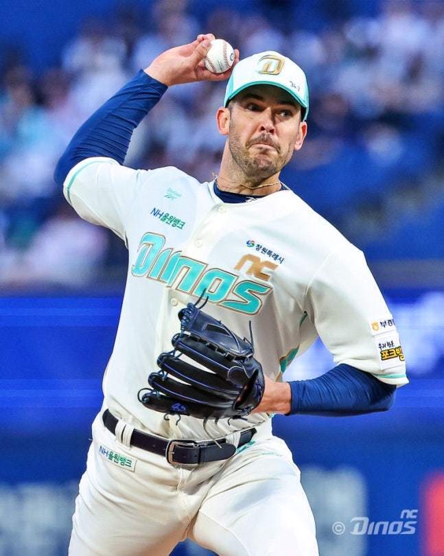 본문 이미지 - NC 대체 외국인 투수 드류 버하겐.(NC 다이노스 제공)