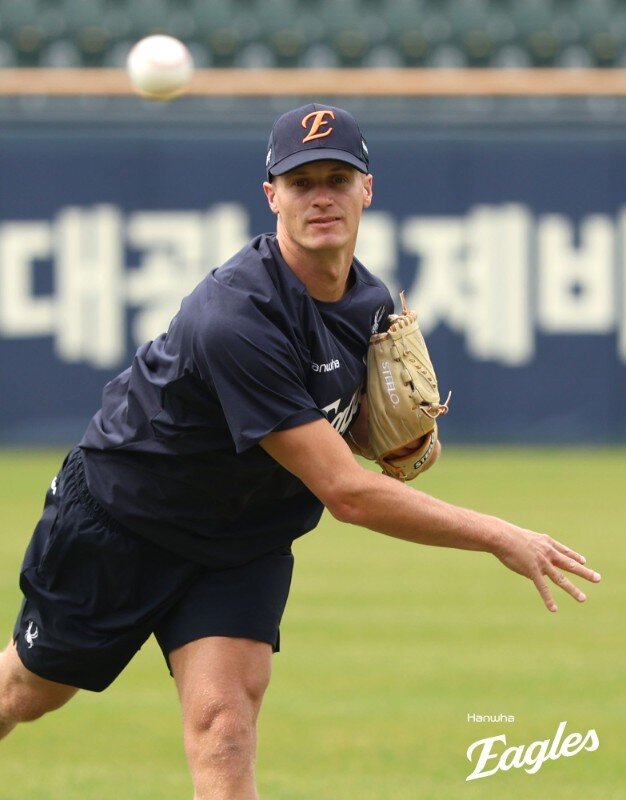 본문 이미지 - 한화 대체 외국인 투수 잭 쿠싱.(한화 이글스 제공)