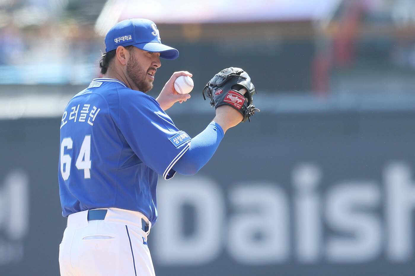 본문 이미지 - 삼성 대체 외국인 투수 잭 오러클린.(삼성 라이온즈 제공)