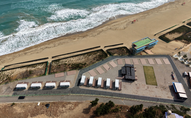 포항시, 칠포해수욕장 근로자 다목적 야영장 7일부터 시범 운영