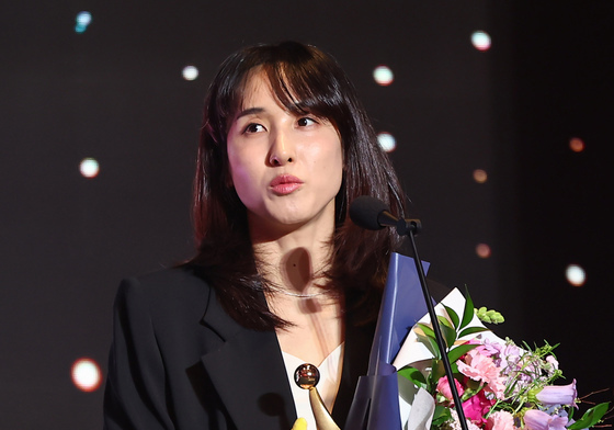 소감 밝히는 우리은행 김단비