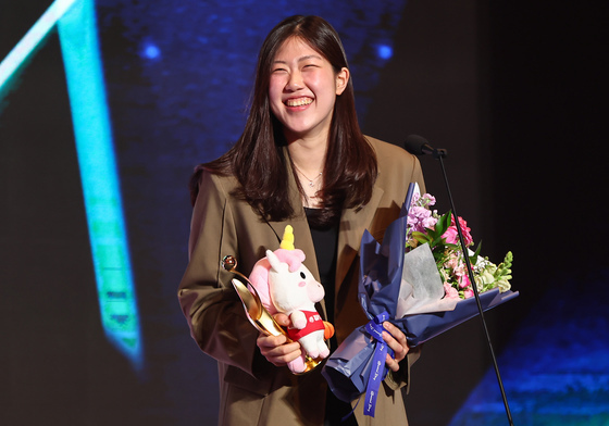 환한 미소 보이는 BNK썸 김도연