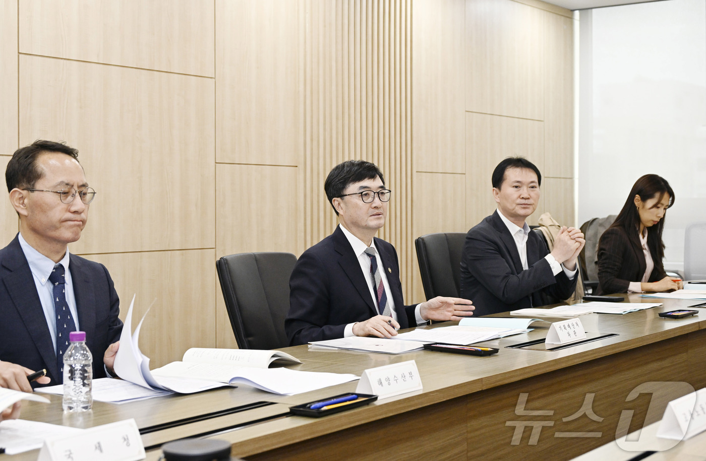(서울=뉴스1) = 임기근 기획예산처 차관이 6일 오후 서울 영등포구 중소기업중앙회에서 열린 제7차 재정집행 점검회의에서 모두발언을 하고 있다. (기획예산처 제공. 재판매 및 DB …