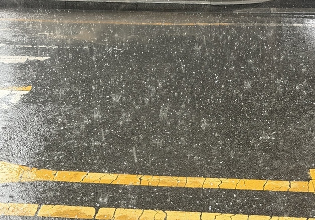 광주에 5분간 1.2㎝ 크기 우박 관측…"대기 불안정 요인"