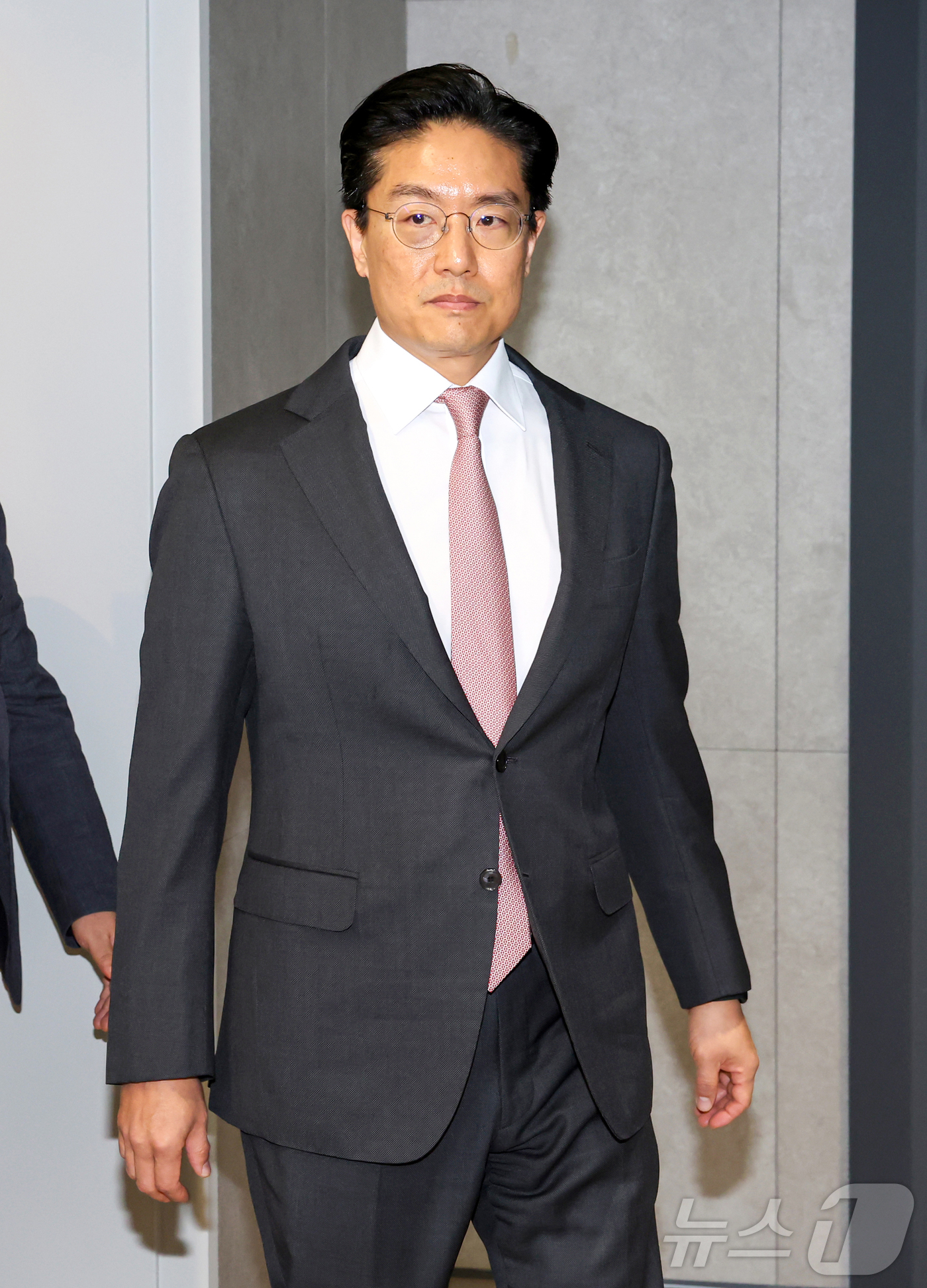 (서울=뉴스1) 황기선 기자 = 전인석 삼천당제약 대표가 6일 오후 서울 서초구 삼천당제약 본사에서 열린 기자간담회에 참석하고 있다. (공동취재) 2026.4.6/뉴스1