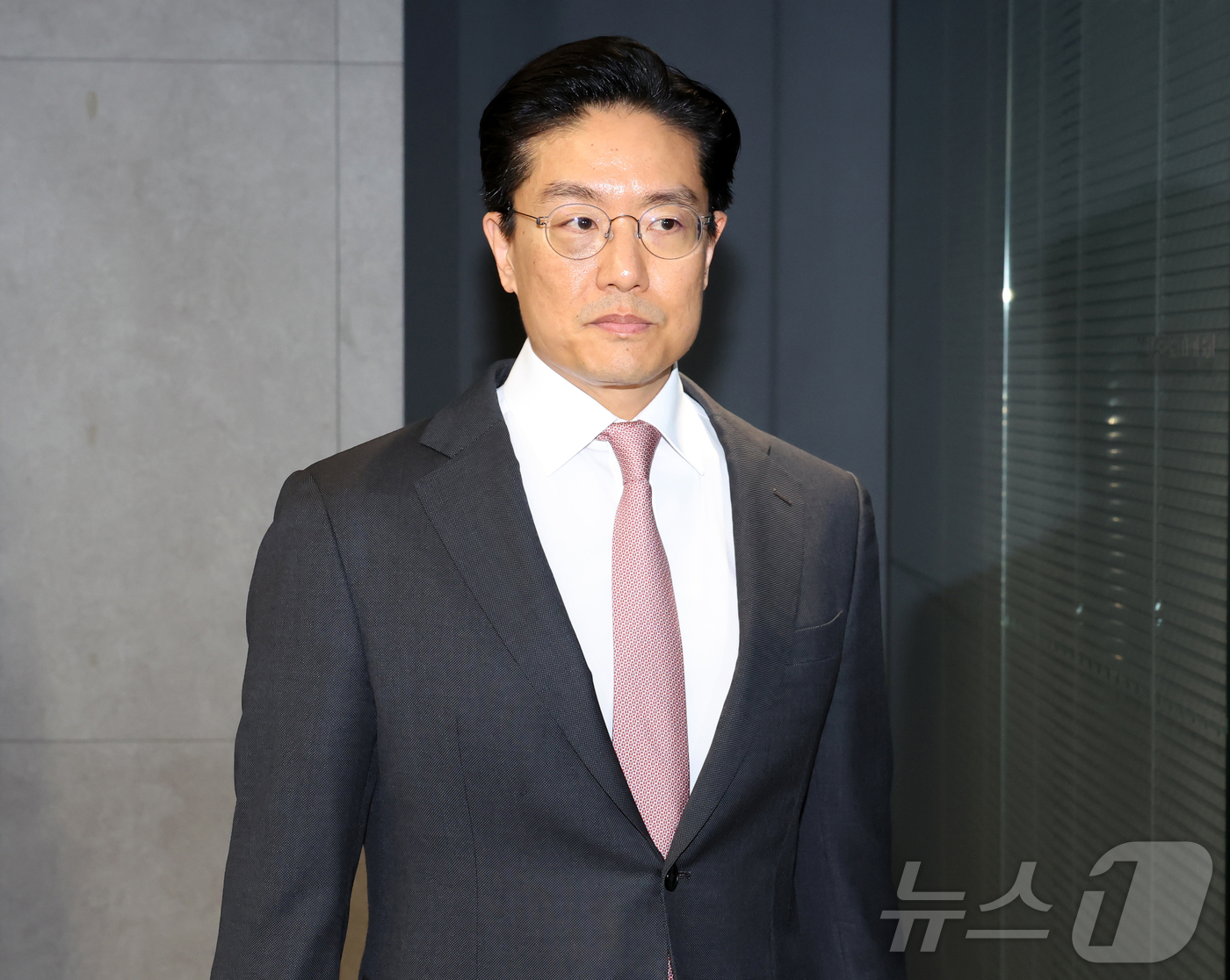 (서울=뉴스1) 황기선 기자 = 전인석 삼천당제약 대표가 6일 오후 서울 서초구 삼천당제약 본사에서 열린 기자간담회에 참석하고 있다. (공동취재) 2026.4.6/뉴스1