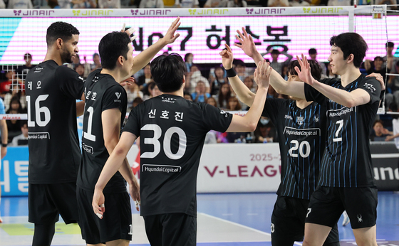 현대캐피탈 '승리의 기쁨'