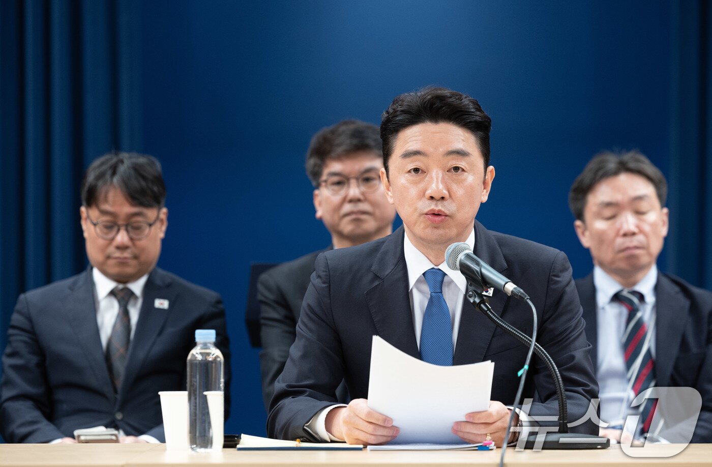 본문 이미지 - 강훈식 비서실장. 2026.4.7 ⓒ 뉴스1 이재명 기자