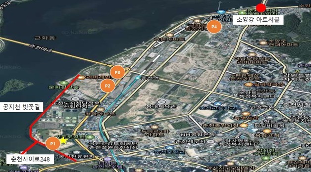 "상춘객 주차난 해소"…춘천사이로248에 공영주차장 만든다