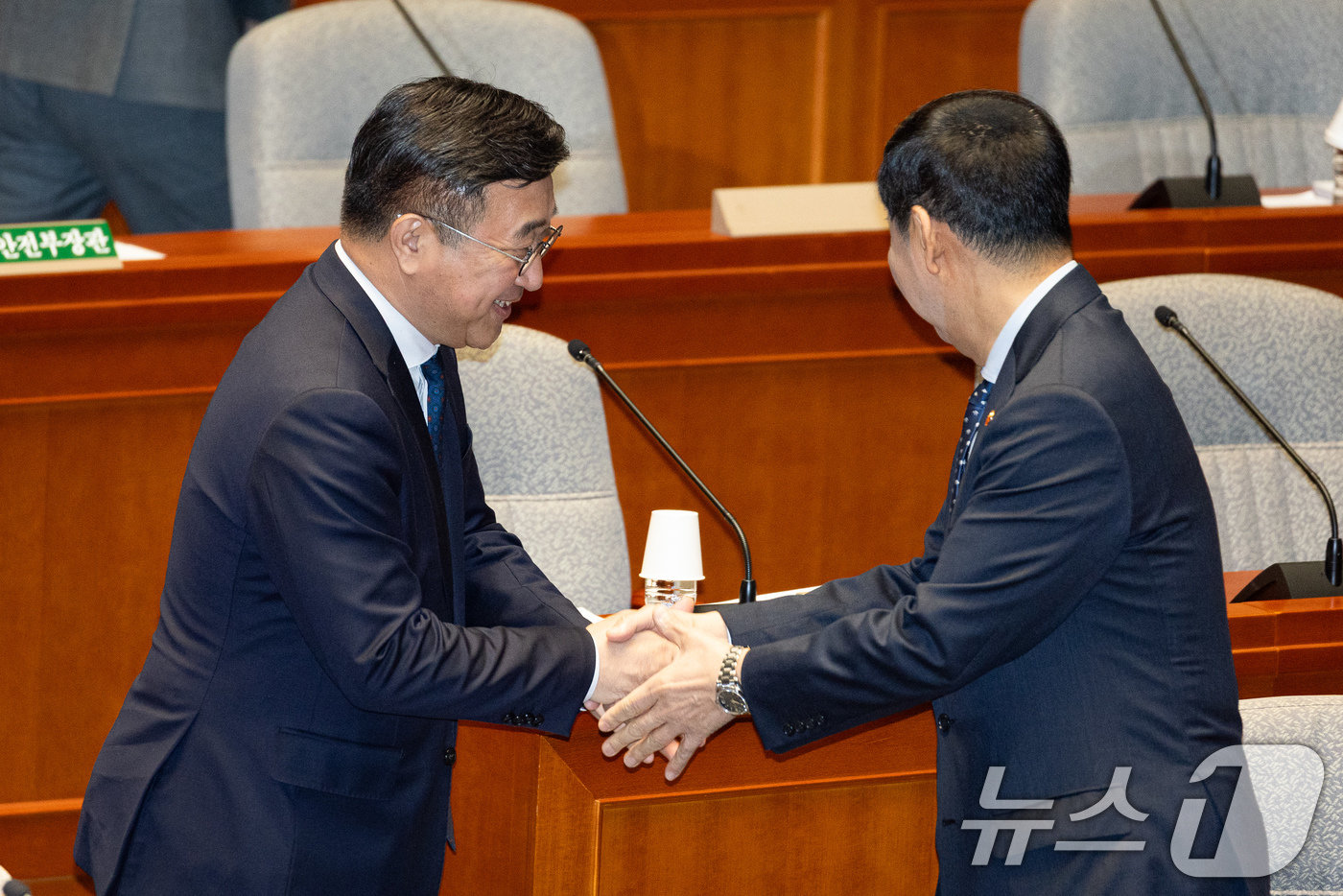 (서울=뉴스1) 유승관 기자 = 윤호중 행정안전부 장관이 7일 서울 여의도 국회에서 열린 제434회 국회(임시회) 예산결산특별위원회 제1차 전체회의에 출석해 구윤철 부총리 겸 재정 …