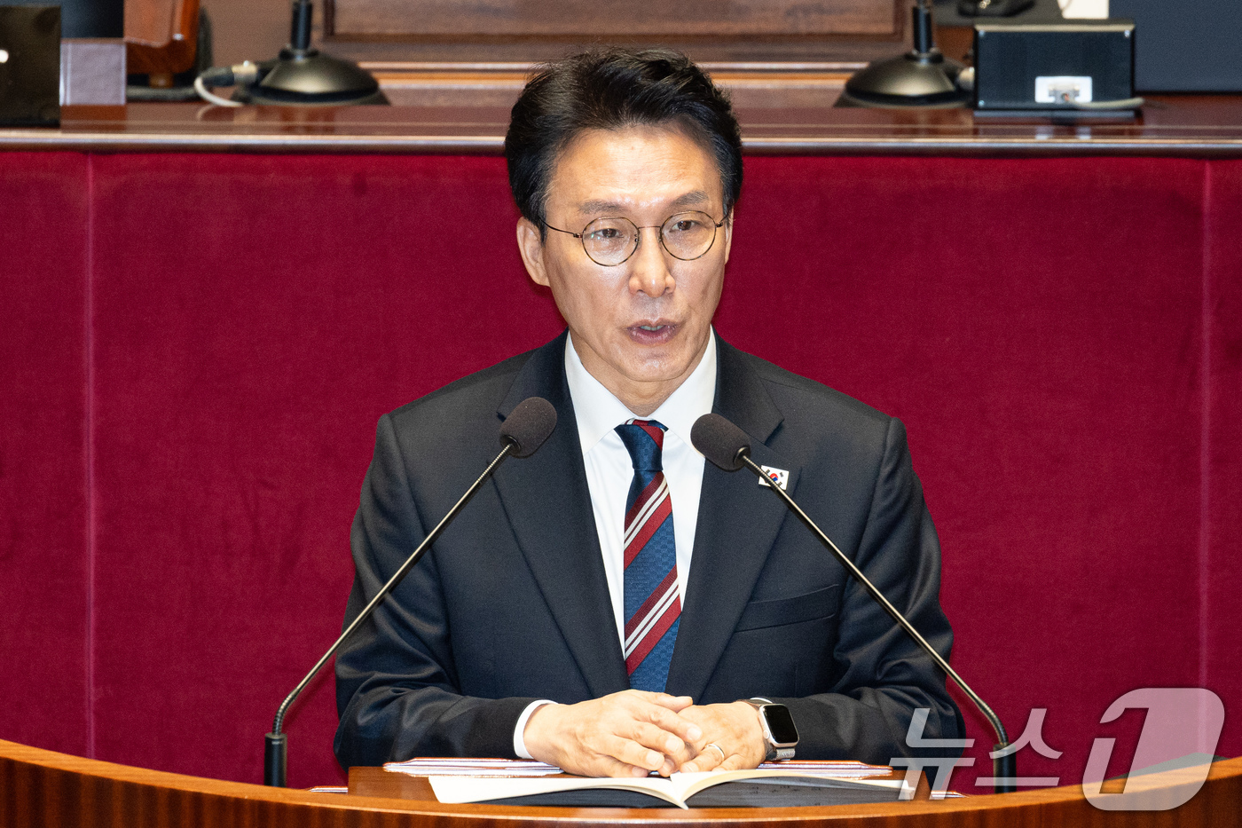 (서울=뉴스1) 유승관 기자 = 김민석 국무총리가 7일 서울 여의도 국회에서 열린 제434회 국회(임시회) 예산결산특별위원회 제1차 전체회의에 출석해 인사말을 하고 있다. 2026 …