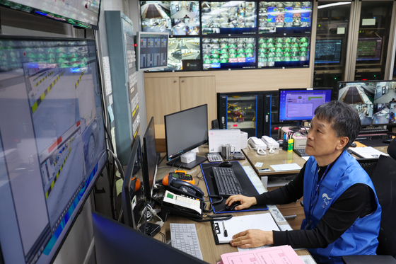 공영주차장 차량 5부제 시행 앞두고 점검