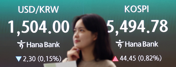 5490선 상승 마감한 코스피