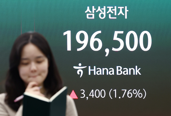 역대급 실적에 상승한 삼성전자