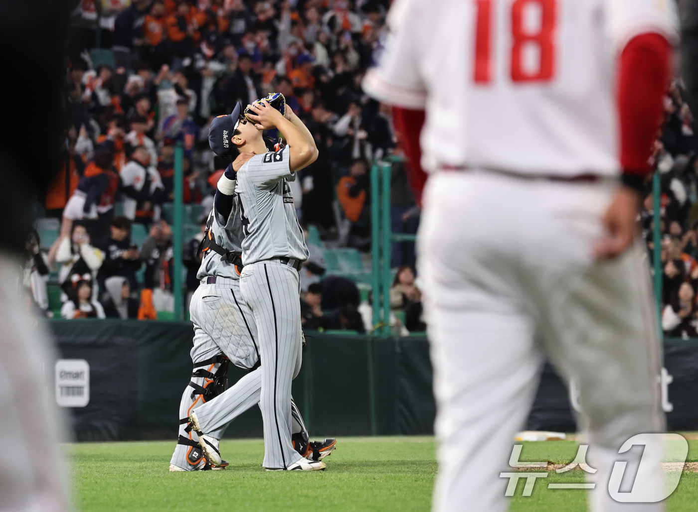 (인천=뉴스1) 구윤성 기자 = 7일 오후 인천 미추홀구 SSG랜더스필드에서 열린 프로야구 '2026 신한 SOL KBO리그' SSG 랜더스와 한화 이글스의 경기, SSG에 6대 …