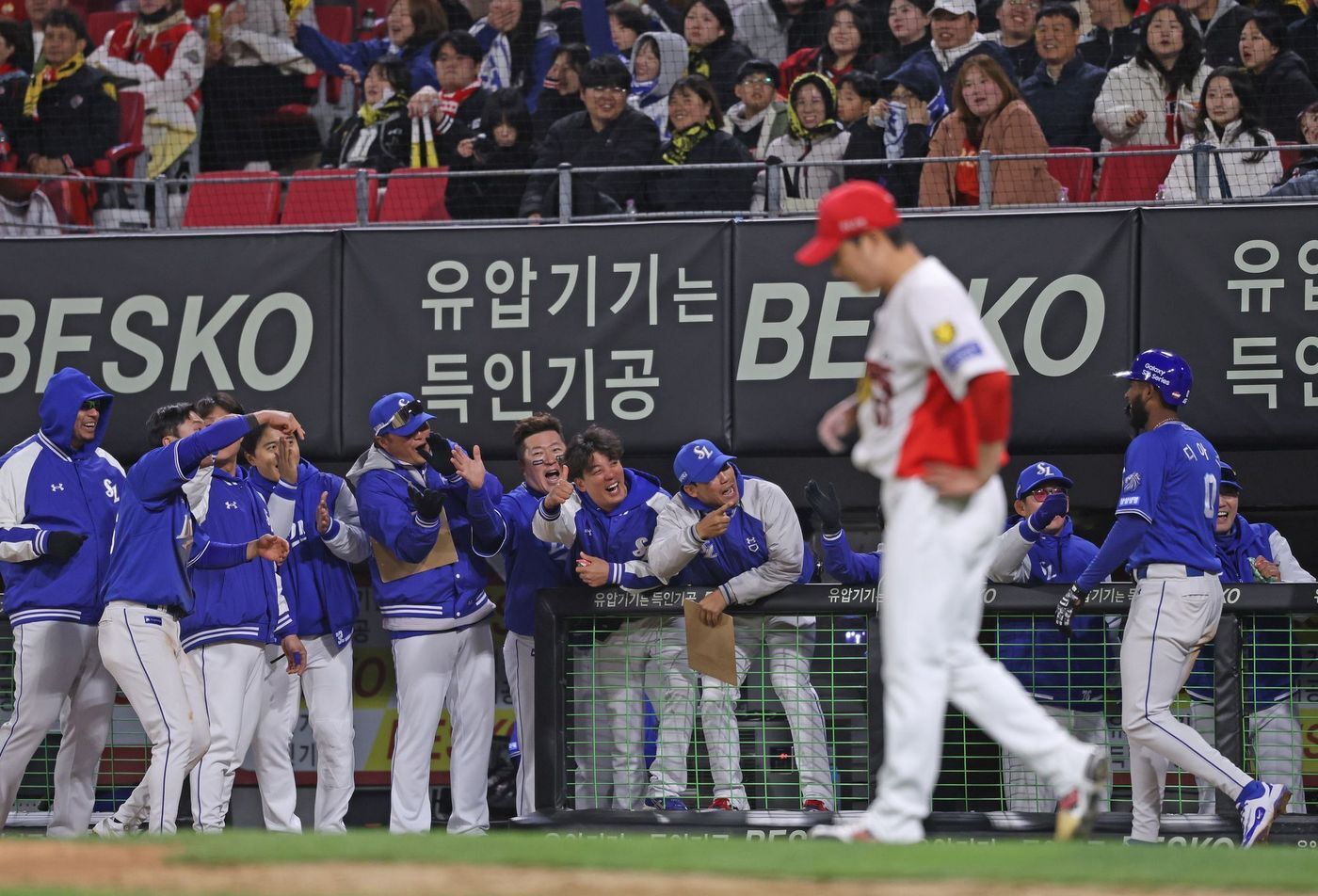 본문 이미지 - 삼성 라이온즈는 7일 열린 KBO리그 광주 KIA 타이거즈전에서 10-3으로 역전승했다. (삼성 라이온즈 제공)