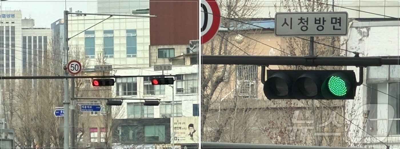 본문 이미지 - 애플의 아이폰 17e 망원(왼쪽)과 아이폰 17프로 망원(오른쪽) 사진. 2026.04.11 ⓒ 뉴스1 김민수 기자