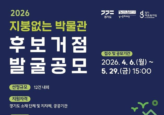 경기문화재단, '2026 지붕없는 박물관' 후보거점 공모