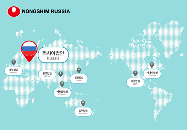 농심, 6월 모스크바에 '농심 러시아' 설립…유라시아 시장 정조준