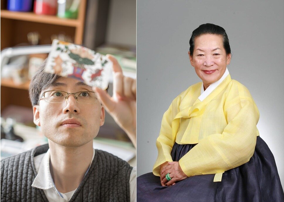 본문 이미지 - 한기덕(왼쪽), 황을순 씨(국가유산청 제공)