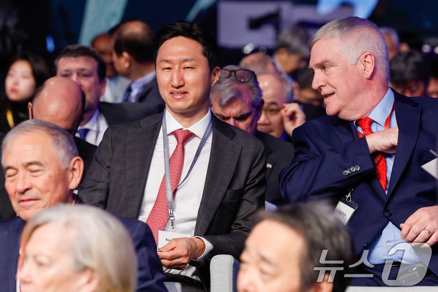 (서울=뉴스1) 안은나 기자 = 정기선 HD현대 회장이 8일 오전 서울 용산구 그랜드 하얏트에서 열린 아산 플래넘(Asan Plenum) 2026 개회식에 참석하고 있다. 2026 …