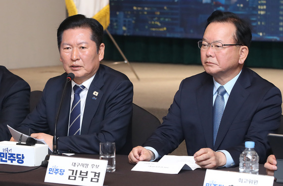 모두발언하는 정청래 대표