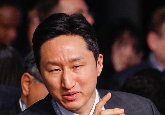 아산 플래넘 찾은 정기선 HD현대 회장