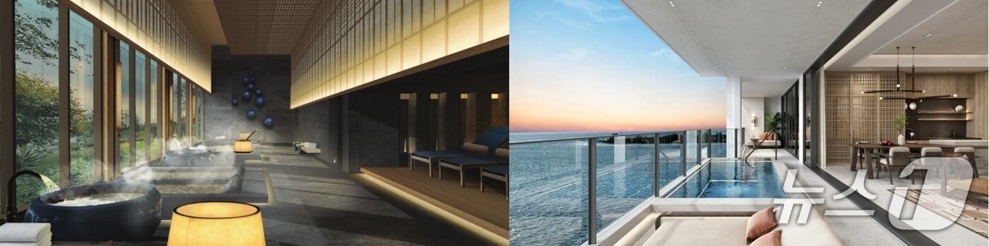 본문 이미지 - 사우나(왼쪽), D타입 풀. 재판매 및 DB금지