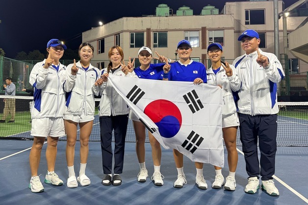 한국 여자 테니스, 빌리진킹컵 첫 경기서 몽골 3-0 완파