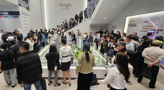 검단호수공원역 파라곤 1순위 평균 경쟁률 31대 1…전 타입 마감