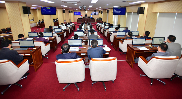 청주시의회, 올해 1회 추경안 심사 임시회 개회