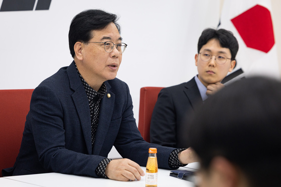 송언석 국민의힘 원내대표, 현안 간담회