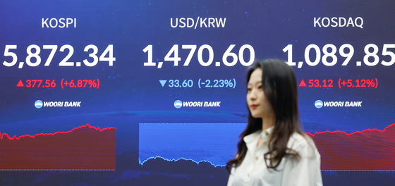 휴전 소식에 코스피 5800선 단숨 회복