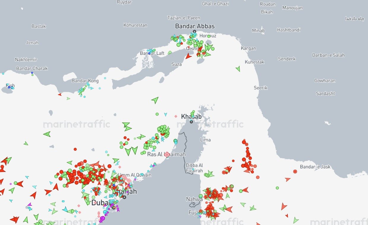 본문 이미지 -   마린 트래픽 갈무리.